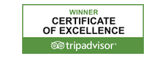 TripAdvisor Certificate of Excellence